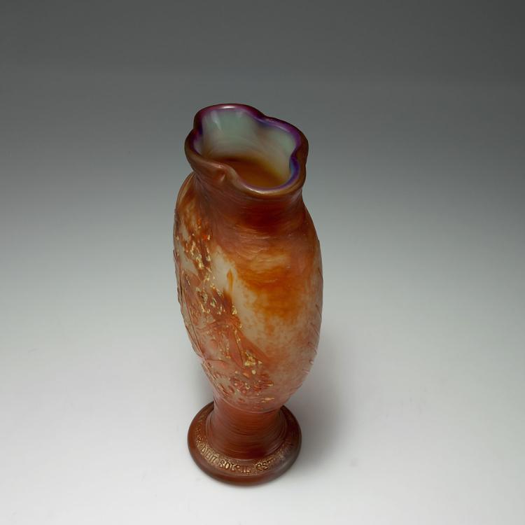 Bild 3 zu Objekt, 'Libellules et soleil' vase, Daum Fr&egrave;res, Nancy, 112A 39