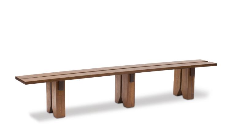 Hauptbild zu Objekt, 'Brasil' bench, Charlotte Perriand, Frankreich, 112A 134