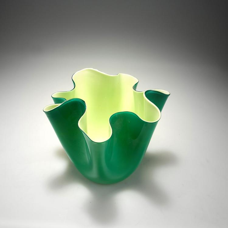 Bild 1 zu Objekt, Vase 'Fazzoletto', um 1950, Fulvio Bianconi, Venini & C., Murano, 113B 148