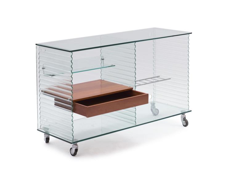 Hauptbild zu Objekt, Sideboard auf Rollen 'Onda', 1996, Ron Arad, FIAM, Tavullia, Italien, 115C 414