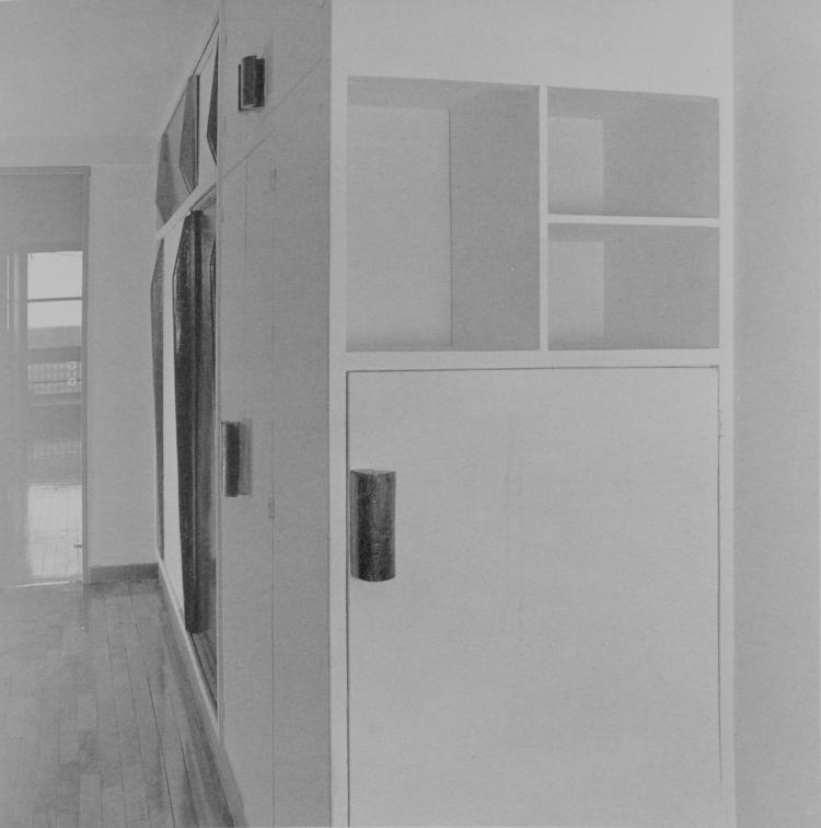 Bild 7 zu Objekt, Large built-in cabinet from the 'Unit&eacute; d'Habitation de Marseille', ATBAT (Atelier des batisseurs); Barbaris, Ajaccio (wohl), 112A 130