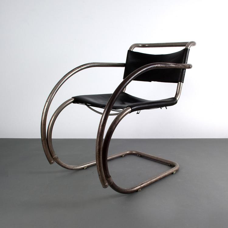 Bild 1 zu Objekt, Prototype 'Weissenhof - MR 20' armchair, Ludwig Mies van der Rohe, Berliner Metallgewerbe; M&uuml;ller, Joseph, Berlin, 112A 94