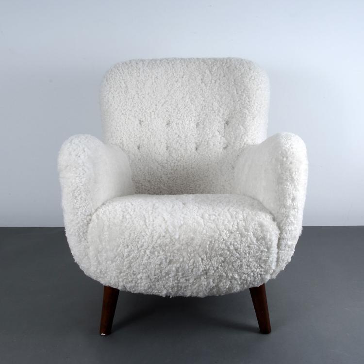 Bild 1 zu Objekt, Armchair, Flemming Lassen, Cabinetmaker Kjaer, Jacob (zugeschrieben), 112A 121