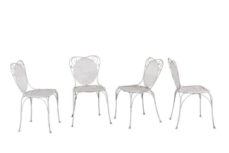 Hauptbild zu Objekt, Vier Gartenst&uuml;hle, 1930er Jahre, Deutschland, 115C 142