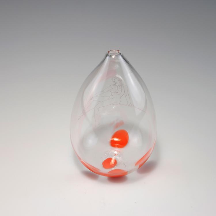 Bild 1 zu Objekt, 'Seduta' vase, Peter Pelzel, Rioda, Paolo, Murano, 113B 94