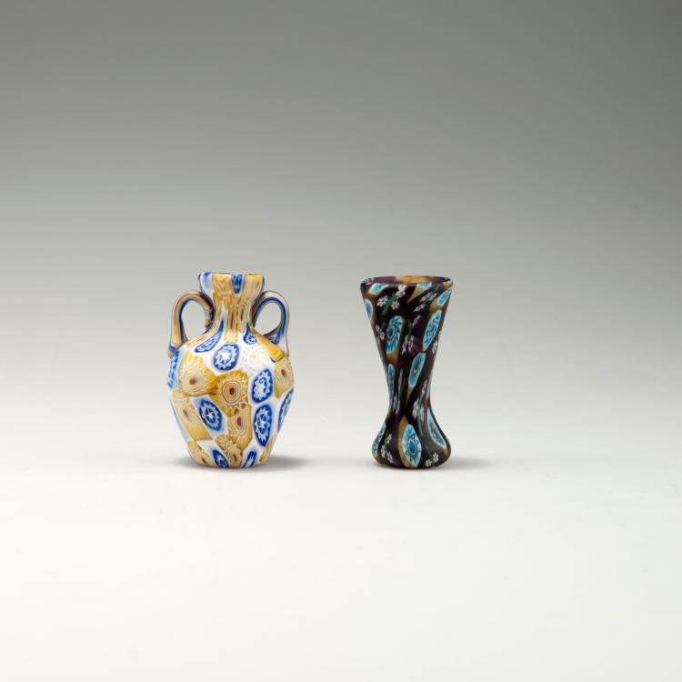 Bild 1 zu Objekt, Small 'Murrine' vase with handles, c1910, Toso, Fratelli, Murano, 116B 32