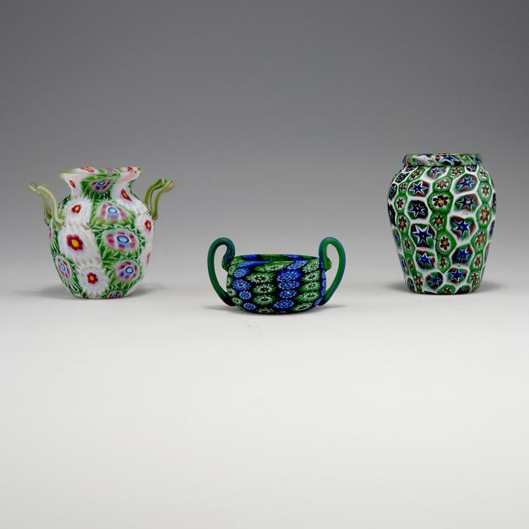 Bild 1 zu Objekt, Kleine Henkelschale 'Murrine', um 1910, Toso, Fratelli, Murano, 116B 33