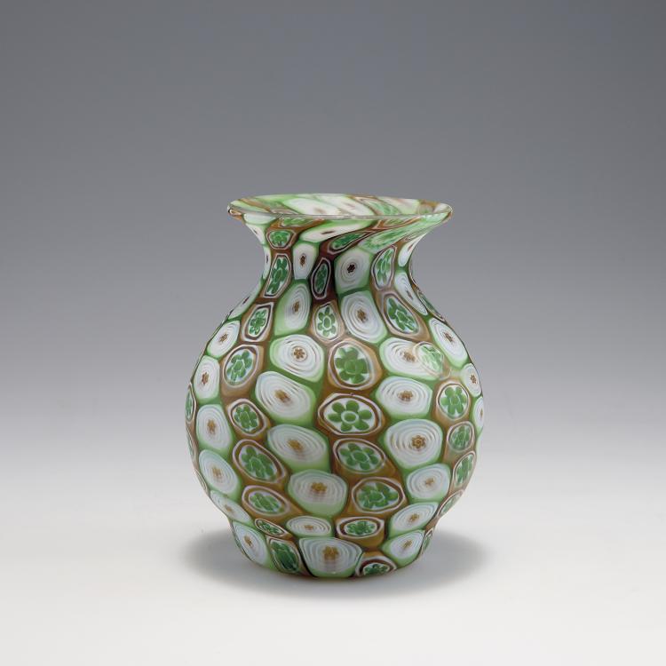 Hauptbild zu Objekt, 'Murrine' vase, c1910, Toso, Fratelli, Murano, 116B 39