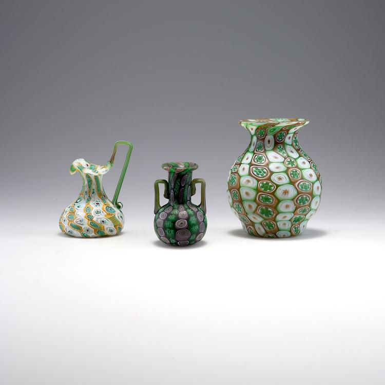 Bild 1 zu Objekt, 'Murrine' vase, c1910, Toso, Fratelli, Murano, 116B 39