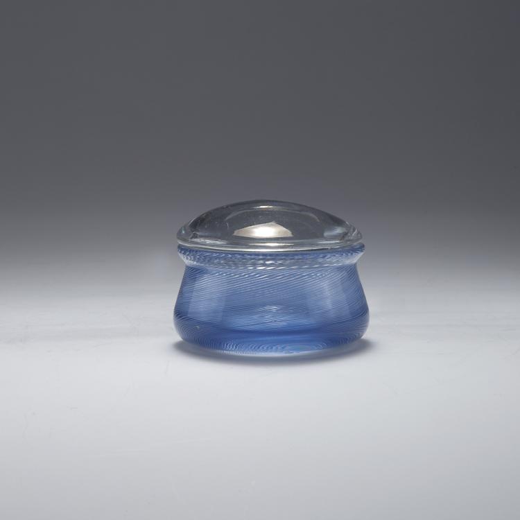 Hauptbild zu Objekt, Deckelgef&auml;&szlig; 'Mezza filigrana', 1939, Carlo Scarpa, Venini & C., Murano, 113B 137