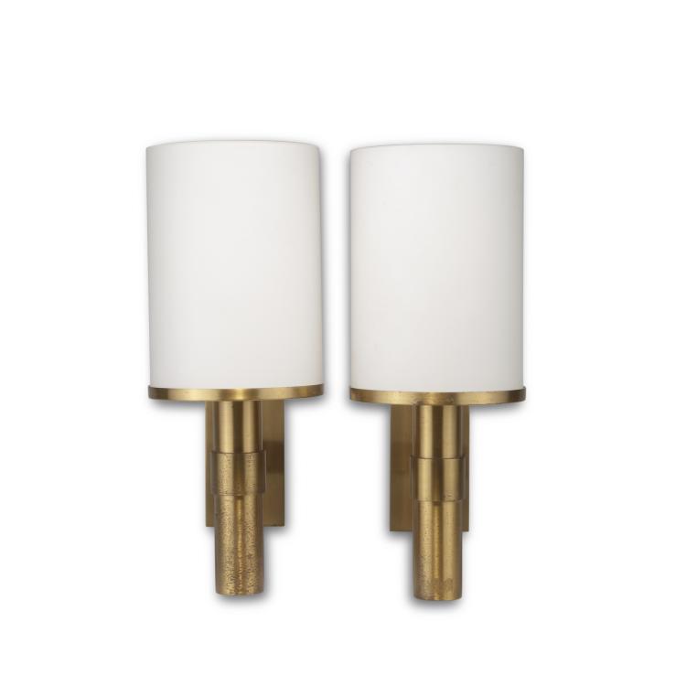 Hauptbild zu Objekt, Paar Wandlampen, um 1950, Perzel, Jean, Paris, 115C 469