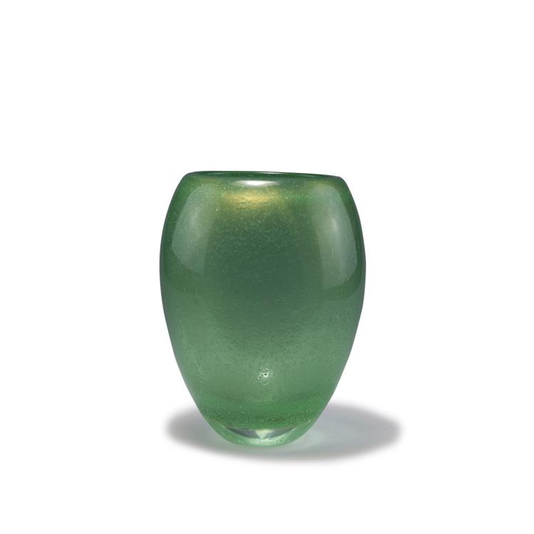 Hauptbild zu Objekt, Vase 'Sommerso a bollicine', 1934-36, Carlo Scarpa, Venini & C., Murano, 113B 6