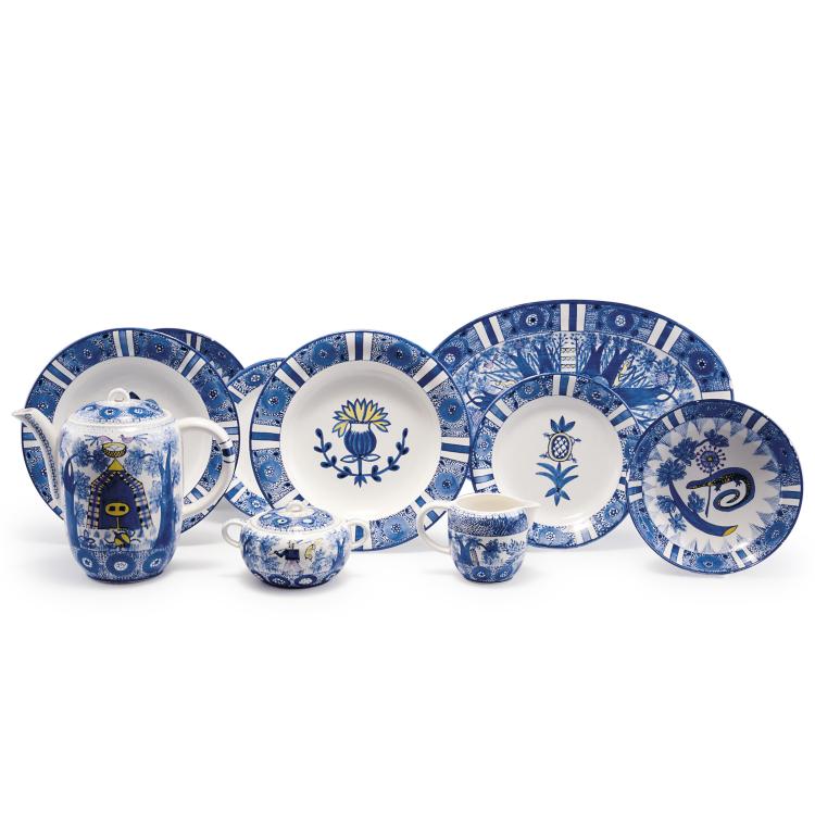 Hauptbild zu Objekt, Coffee and dining set, Hedwig Bollhagen, HB-Werkst&auml;tten, Velten, 115C 299