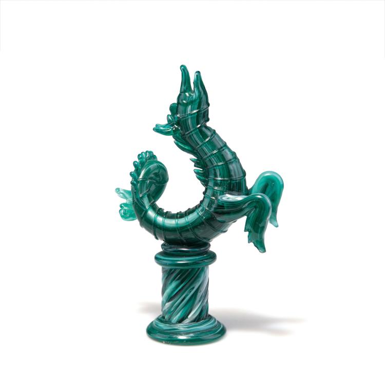 Bild 1 zu Objekt, 'Ippocampo' place marker, c1930, Napoleone Martinuzzi, Venini & C., Murano, 116B 67