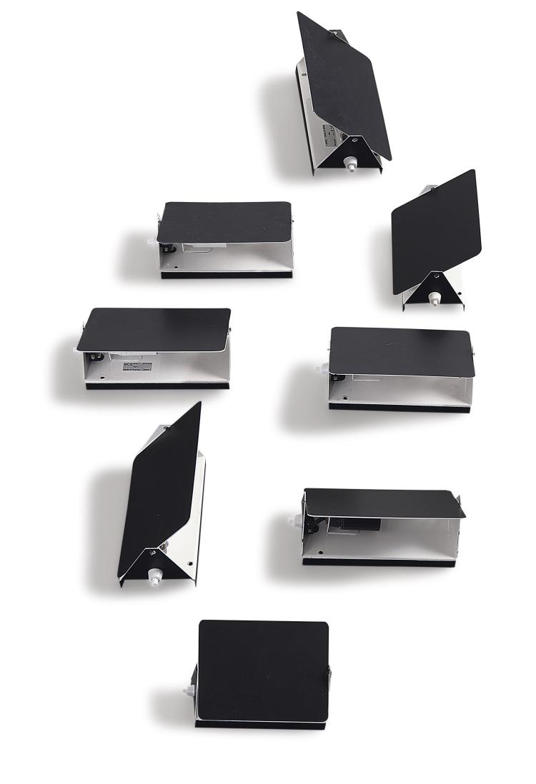 Hauptbild zu Objekt, Acht Wandleuchten 'CP-1', 1960, Charlotte Perriand, Steph Simon, Paris, 115C 482