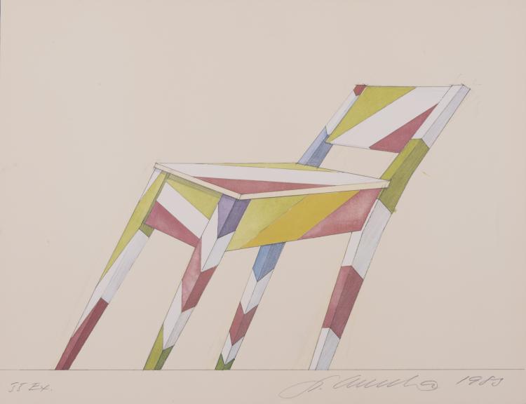 Hauptbild zu Objekt, 'Stuhl', 1989, Stefan Wewerka, 115C 126