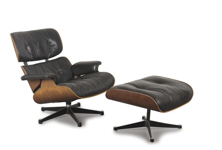 Hauptbild zu Objekt, Lounge Chair '670' mit Ottoman '671', 1956, Vitra, Weil am Rhein, 115C 363