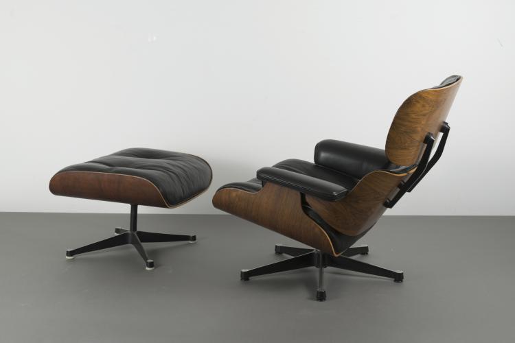 Bild 1 zu Objekt, Lounge Chair '670' mit Ottoman '671', 1956, Vitra, Weil am Rhein, 115C 363