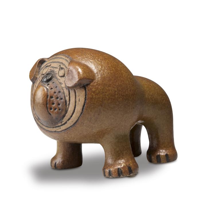 Hauptbild zu Objekt, Bulldogge, 1958, Lisa Larson, Gustavsberg, Gustavsberg, Schweden, 115A 136