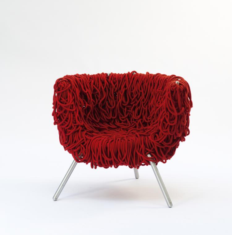 Hauptbild zu Objekt, Sessel 'Vermelha Chair', 1993, Edra, Mailand, 115C 411