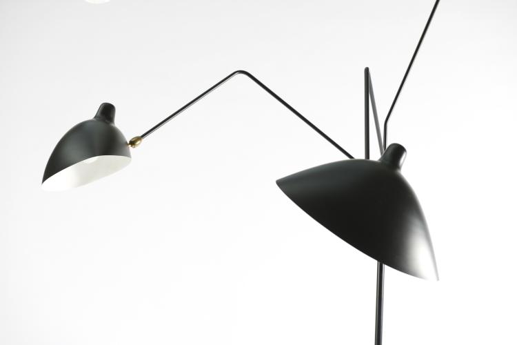 Bild 1 zu Objekt, Stehleuchte 'Three-armed Floor lamp', 1952, Serge Mouille, 115C 484