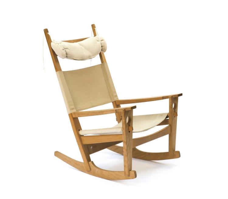 Hauptbild zu Objekt, Schaukelstuhl 'GE 673', 1967, DK Getama, Gedsted, 115A 273