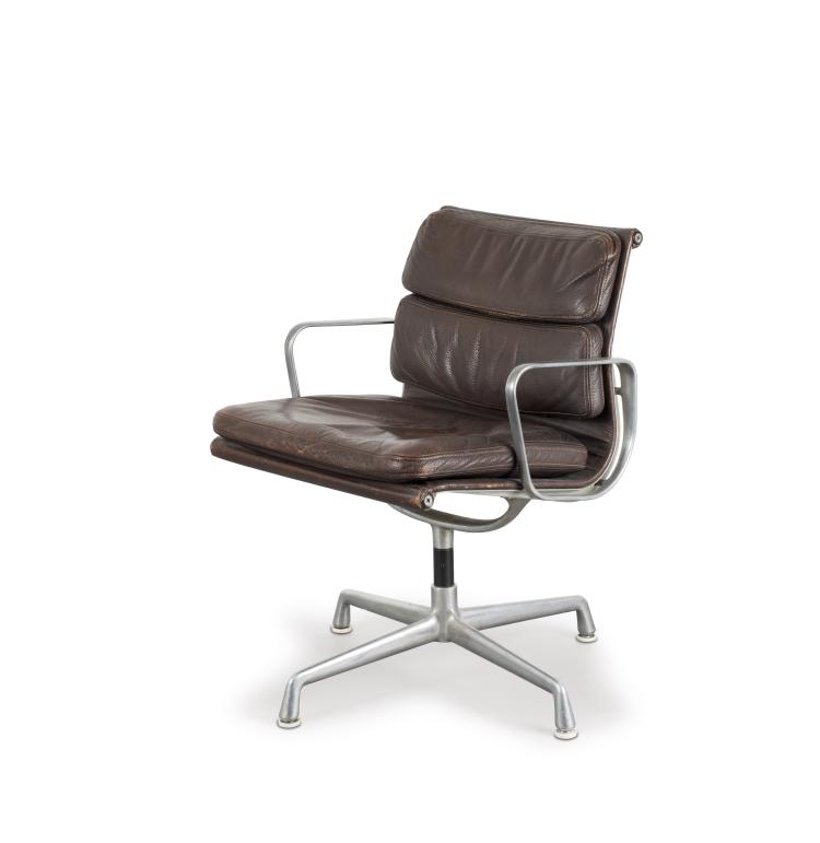 Hauptbild zu Objekt, Armlehnstuhl 'Soft pad', 1969, Miller, Herman, Zeeland, 115C 388