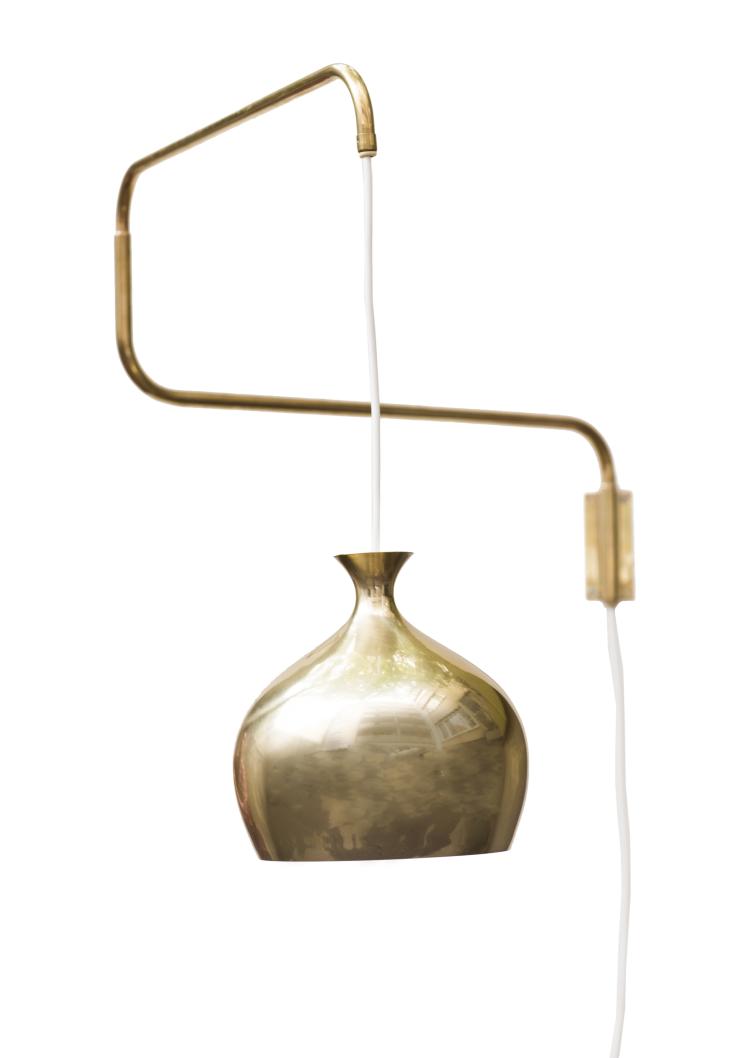 Hauptbild zu Objekt, Wandleuchte, um 1960, Helge Zimdal, Schweden, 115A 121