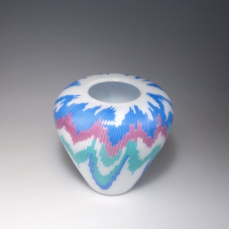Bild 1 zu Objekt, 'Fiamme' vase, c1985, Barbara del Vicario, Venini & C., Murano, 116B 159