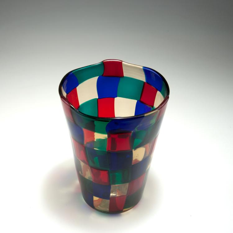 Bild 1 zu Objekt, Vase 'Pezzato', um 1951, Fulvio Bianconi, Venini & C., Murano, 116B 173