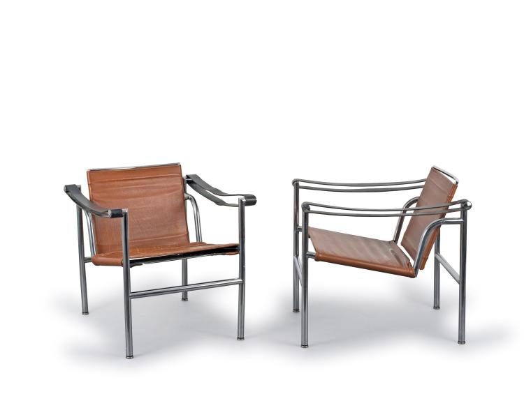 Bild 2 zu Objekt, Zwei Armlehnsessel 'LC 1', 1928, Cassina, Mailand, 115C 461