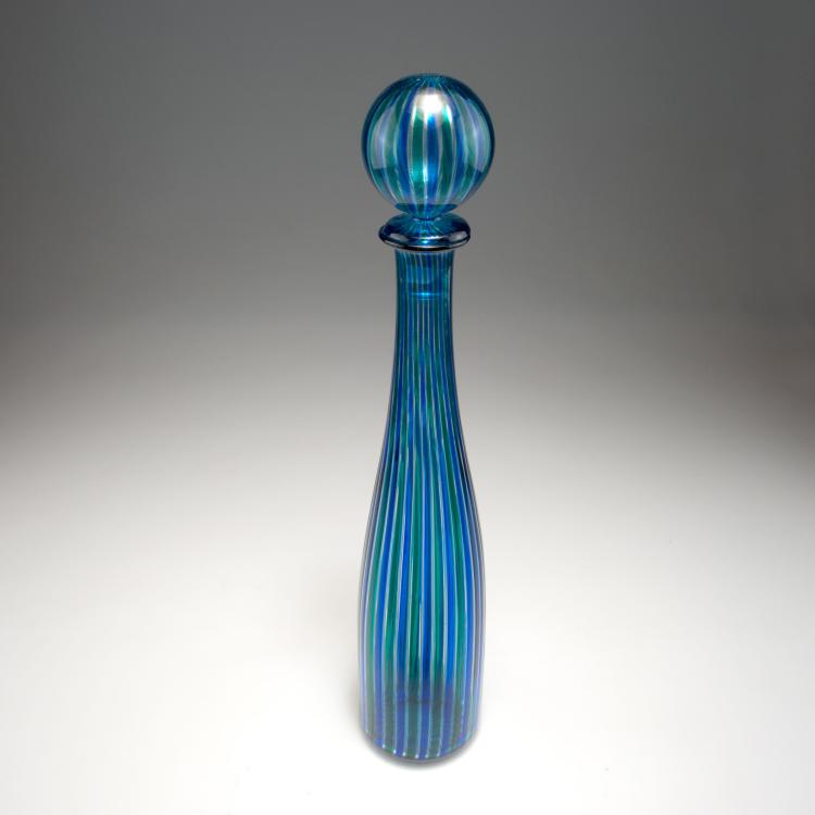 Bild 1 zu Objekt, 'A canne' bottle and stopper, c1960, Gio Ponti, Venini & C., Murano, 116B 90