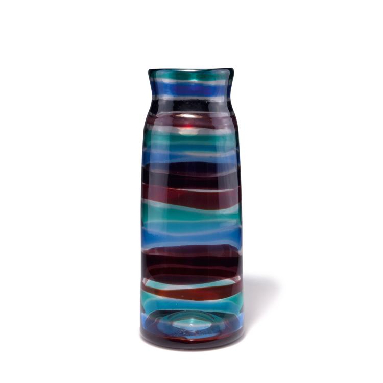 Hauptbild zu Objekt, 'A fasce orizzontale' vase, c1953, Fulvio Bianconi, Venini & C., Murano, 116B 120