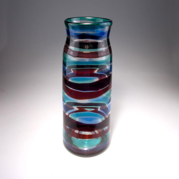 Bild 1 zu Objekt, 'A fasce orizzontale' vase, c1953, Fulvio Bianconi, Venini & C., Murano, 116B 120