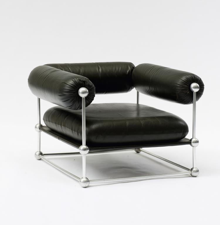 Bild 5 zu Objekt, 'S420 C' couch with table and two 'S420 H' easy chairs, Verner Panton, Thonet, Frankenberg, 115A 260