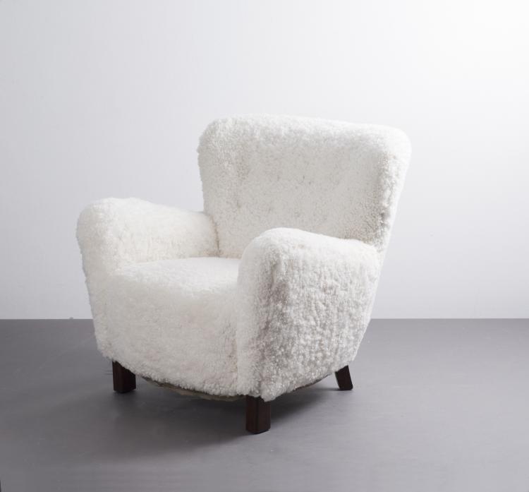 Bild 1 zu Objekt, Armlehnsessel, 1940er Jahre, Fritz Hansen, Hansen, Fritz, Aller&ouml;d (zugeschrieben), 115A 163