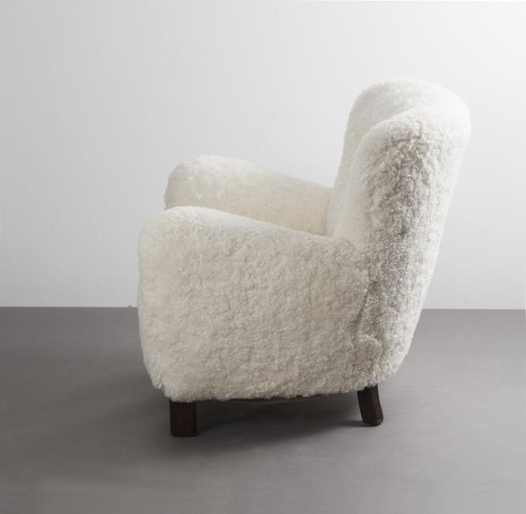 Bild 2 zu Objekt, Armlehnsessel, 1940er Jahre, Fritz Hansen, Hansen, Fritz, Aller&ouml;d (zugeschrieben), 115A 163