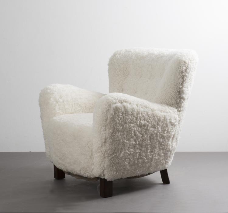 Bild 3 zu Objekt, Armlehnsessel, 1940er Jahre, Fritz Hansen, Hansen, Fritz, Aller&ouml;d (zugeschrieben), 115A 163