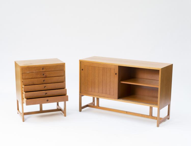 Bild 1 zu Objekt, , B&oslash;rge Mogensen, Fredericia Stolefabrik, Fredericia, D&auml;nemark (zugeschrieben), 115A 233