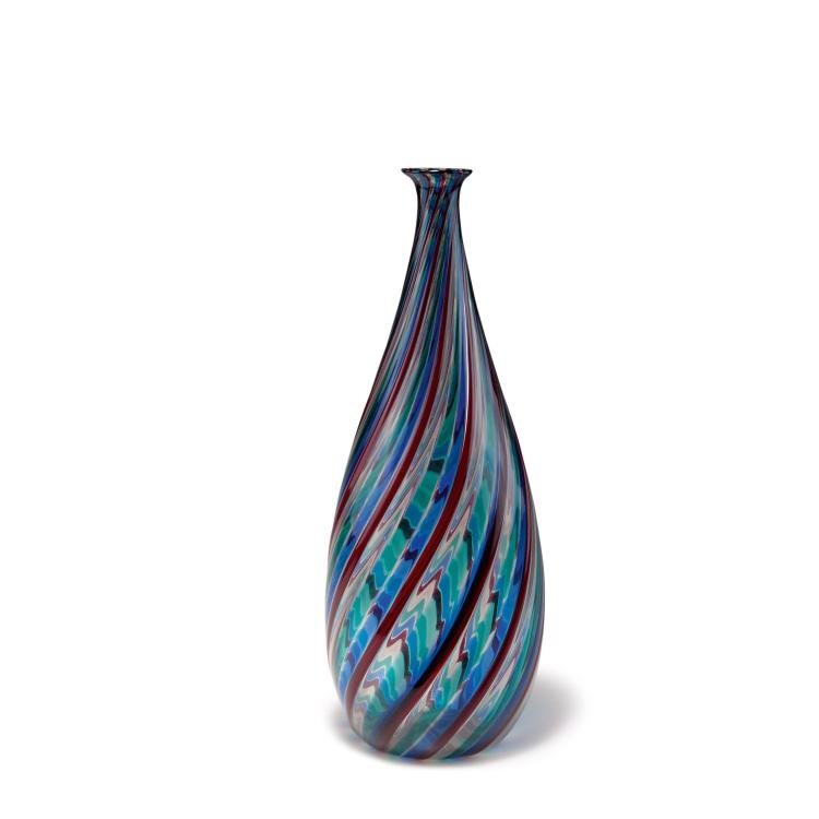 Hauptbild zu Objekt, 'A canne' vase, c1950, Fulvio Bianconi, Venini & C., Murano, 116B 98
