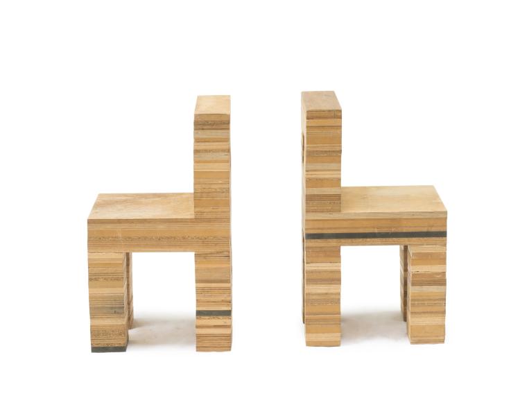 Bild 1 zu Objekt, Prototyp Stuhl '11 22 33 44 77', 2000, Dinie Besems, Besems, Dinie, 115C 406