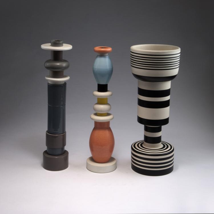 Bild 2 zu Objekt, Gro&szlig;e Vase 'Alzata grande', 1986, Ettore Sottsass, Bitossi, Montelupo; Flavia s.r.l., 116A 33
