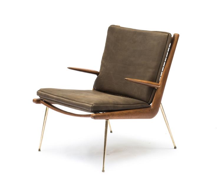 Hauptbild zu Objekt, Armlehnsessel 'Boomerang - FD 135', um 1955, Peter Hvidt, France & Daverkosen, Kopenhagen, 115A 199