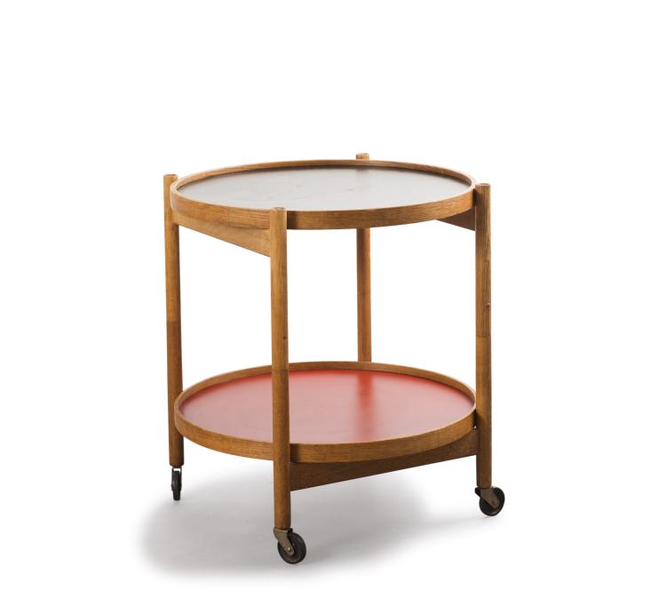 Hauptbild zu Objekt, Klappbarer Serviertisch, um 1959, Hans B&oslash;lling, &Ouml;rskov, Torben & Co., Kopenhagen, 115A 225