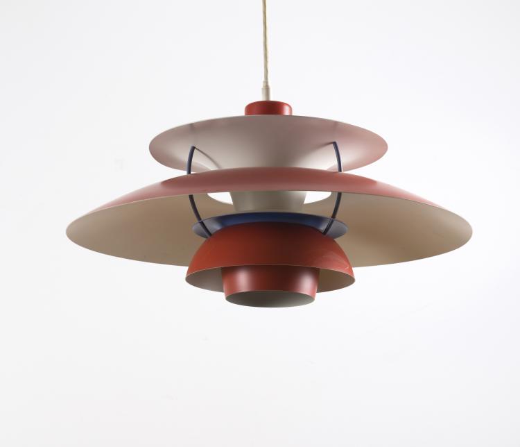 Bild 1 zu Objekt, Zwei Deckenleuchten 'PH-5', 1957, Poul Henningsen, Poulsen, Louis, Kopenhagen, 115A 207