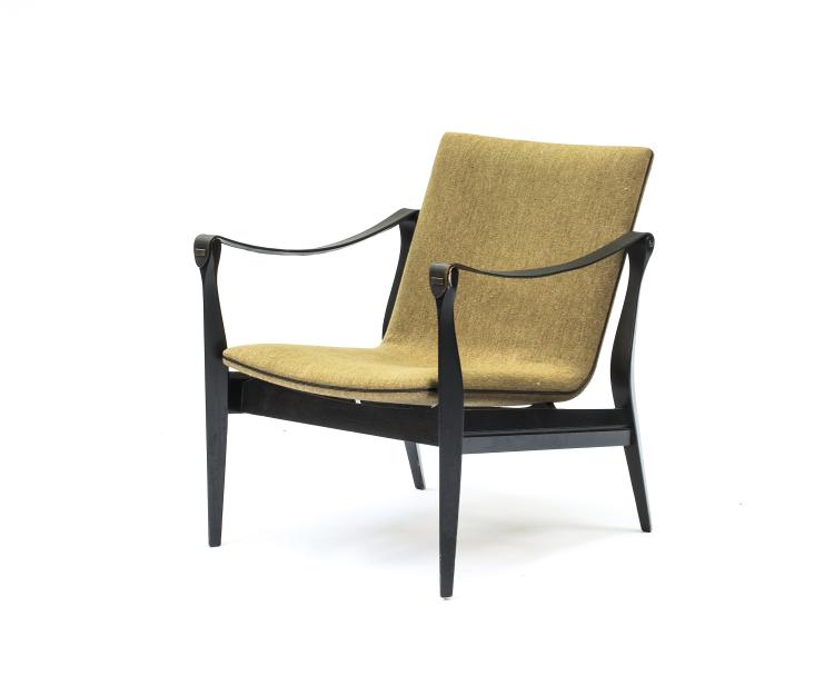 Hauptbild zu Objekt, Armlehnsessel, 1963, Ebbe Clemmensen, Hansen, Fritz, Aller&ouml;d, 115A 253