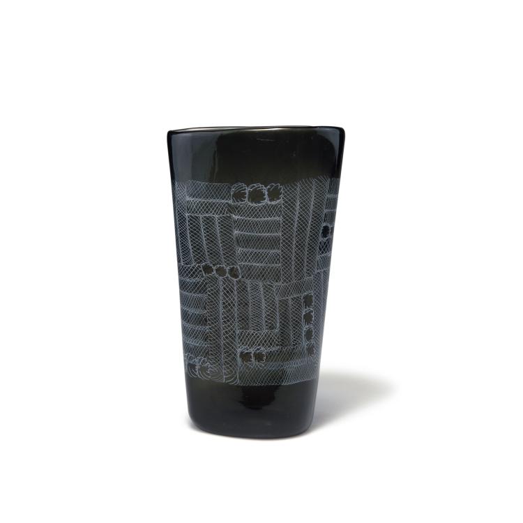 Hauptbild zu Objekt, 'Zanfirico mosaico' vase, 1954, Paolo Venini, Venini & C., Murano, 116B 124