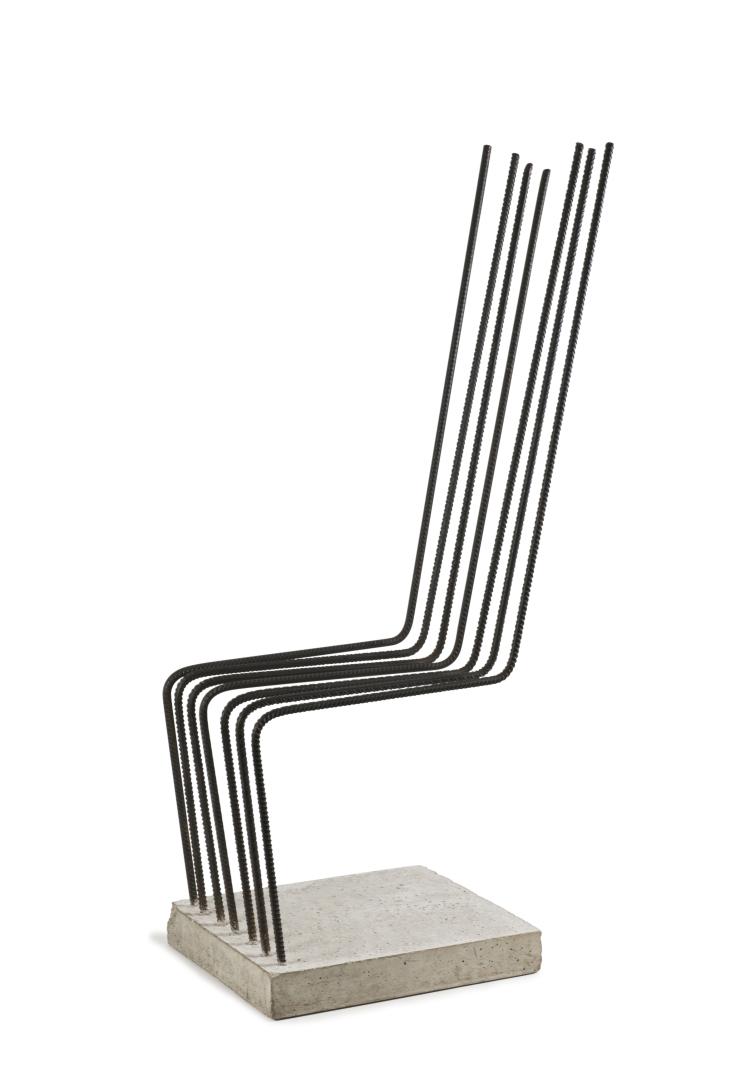 Hauptbild zu Objekt, 'Solid' chair, 1993, Heinz H. Landes, Landes, Heinz H., 115C 208