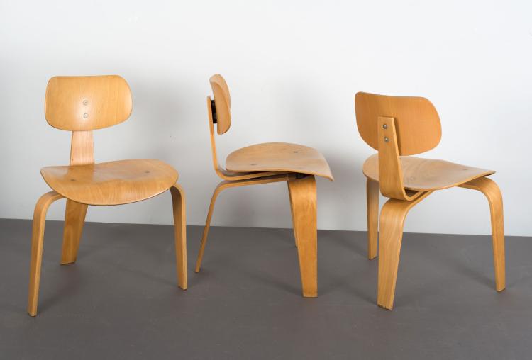 Bild 1 zu Objekt, Pair of 'SE 42' chairs, 1949/50, Egon Eiermann, Wilde & Spieth, Esslingen, 116C 44