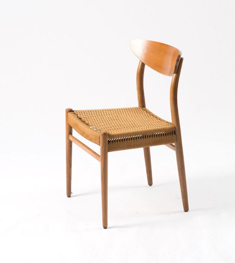 Bild 1 zu Objekt, Sechs St&uuml;hle mit Kordelgeflecht, 1950er Jahre , Schweden, 116C 69